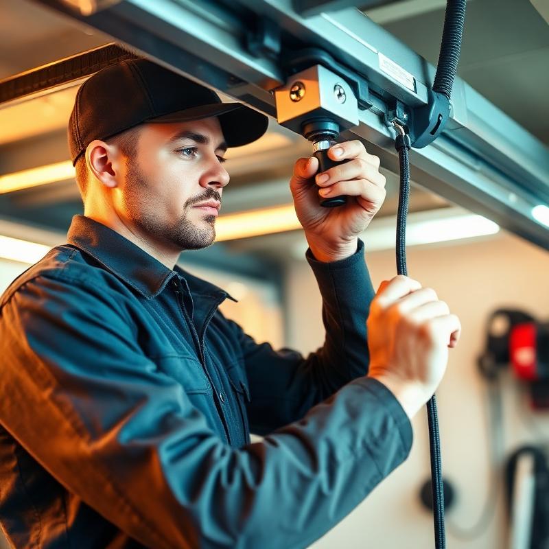 Ionia Garage Doors technician performing repair service